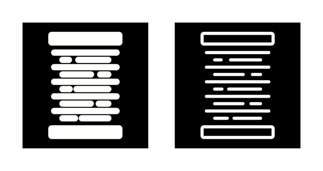 Center Alignment Vector Icon