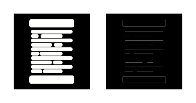 Left Alignment Vector Icon