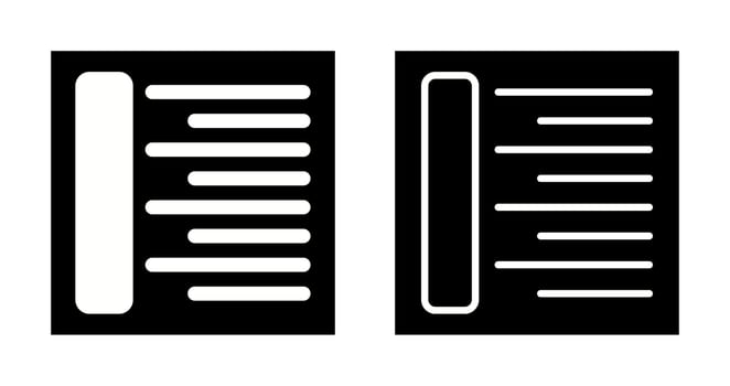 Align Vector Icon