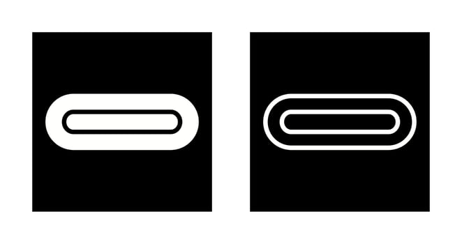 C Type Cable Vector Icon