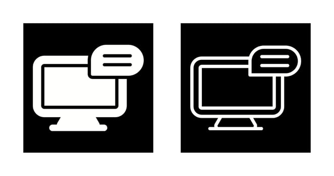 Computer Vector Icon