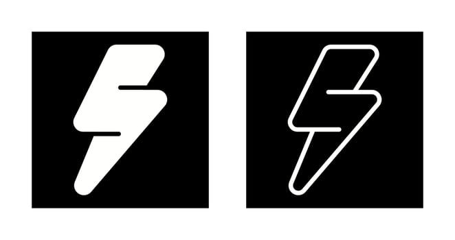 Thunder Vector Icon