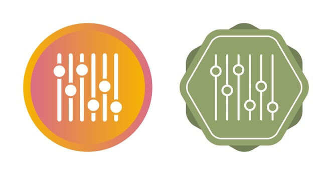 Sliders Vector Icon