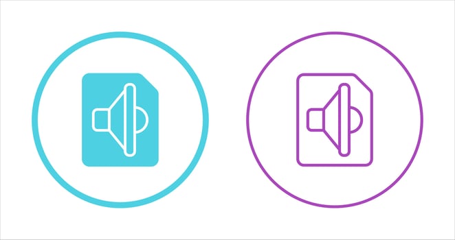 Audio File Vector Icon