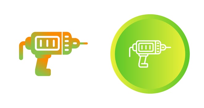 Electric Drill Vector Icon