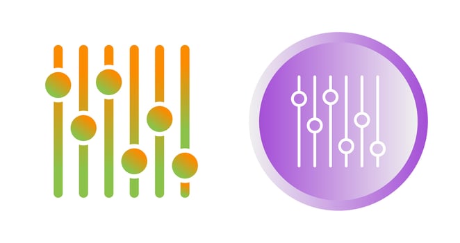 Sliders Vector Icon