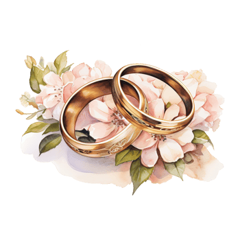 AI generated Symbol of Forever Valentine Wedding Ring - A Timeless Token of Love and Commitment png