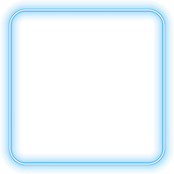 Neon rectangle frame. glowing outline shapes . Vector abstract background Illustration png