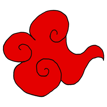 Hand drawn chinese element png
