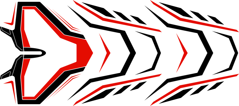 techno red black geometric futuristic design transparent background png