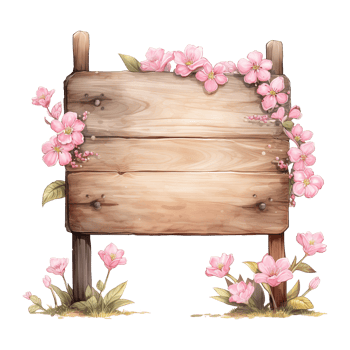 AI generated Heartwarming Craftsmanship Valentine's Day Wood Signs - Unique Wooden Signs Expressing Love png