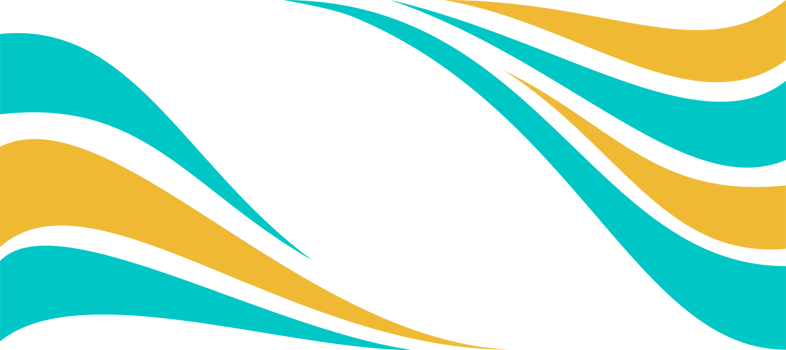 wavy swirl curve green banner design transparent background png