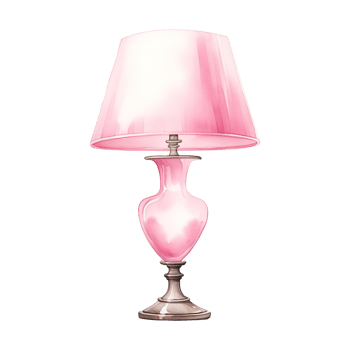 AI generated Glowing Romance Valentine Lamp - Charming Illumination for Heartfelt Celebrations png