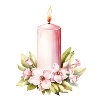 AI generated Charming Ambiance Embrace Spring with the Warmth of a Decorative Easter Candle png