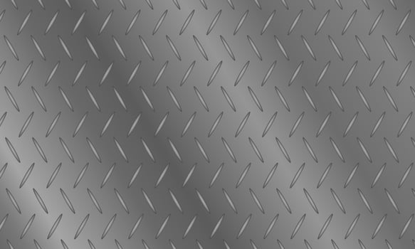 dark metal texture with diamond pattern, steel background. stainless plate. silver color. vector