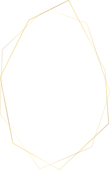 Golden geometric frame. Wedding thin line border. Simple modern rectangle abstract shape. Luxury foil design for invitation and menu. png