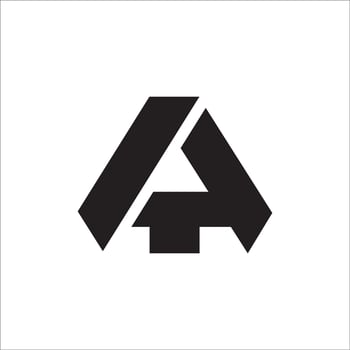 Initial letter at logo or ta logo vector design template