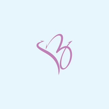 Butterfly logo vector design template