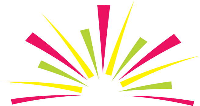 Firework design illustration isolated on transparent background png