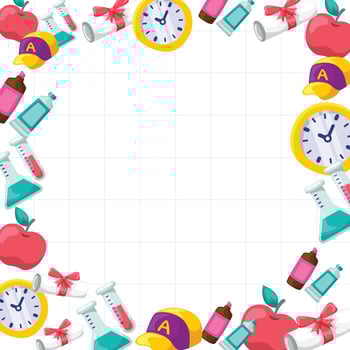 Education frame illustration design. Vector design