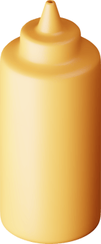 3D Blank Plastic Bottle for Fast Food png