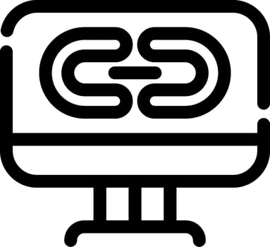 Link Creative Icon Design vector