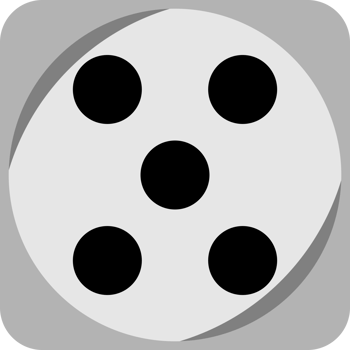 Face cube dot of game dice icon png