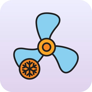 Fan Vector Icon