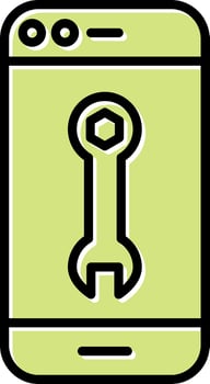 Smartphone Repair Vecto Icon vector