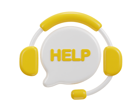 help line icon 3d rendering illustration png