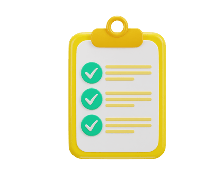 3d clipboard with checklist todo check list business education task management concept icon png