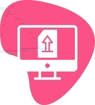 Upload File Vecto Icon vector