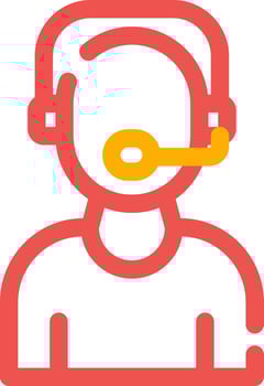 Operator Creative Icon Design vector