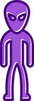 Alien Vecto Icon vector