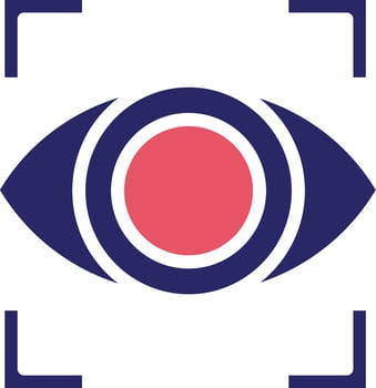 Eye Scanner Vector Icon