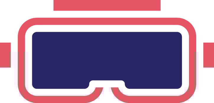 VR Glasses Vector Icon
