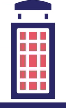 Phone Booth Vector Icon