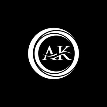 AK Creative logo And Icon Design vector