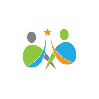 people logo vector design template