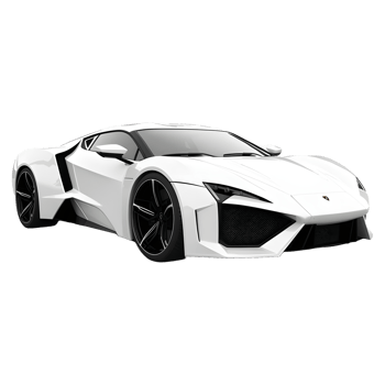 AI generated 3D Rendering of a Luxury Car on Transparent Background - Ai Generated png