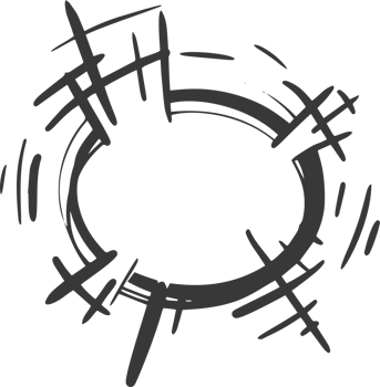 Comic speed line effect element. Anime manga boom and burst radial action. Sketch of explosion with motion spark and energy trail. png