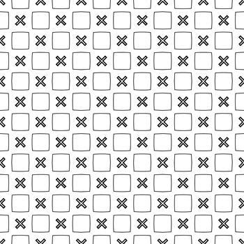 Black seamless abstract pattern. Overlay for background and backdrop. Ornamental design. PNG graphic illustration with transparent background.