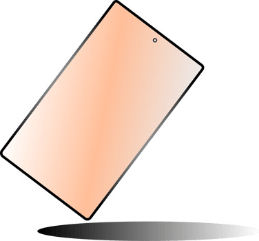 A smartphone with a Peach Fuzz color screen png