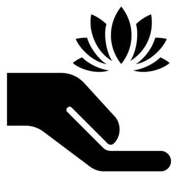 wellness glyph icon vector