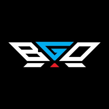 BGO letter logo vector design, BGO simple and modern logo. BGO luxurious alphabet design
