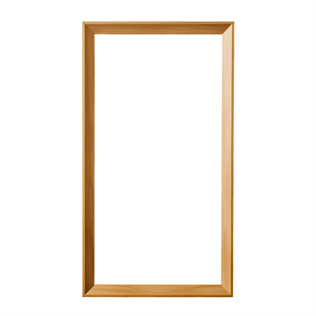 AI generated Sleek Square Frame on a See Through Background png