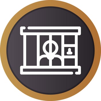 Prison Creative Icon Design vector