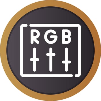Rgb Creative Icon Design vector
