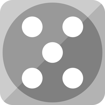 Face cube dot of game dice icon png