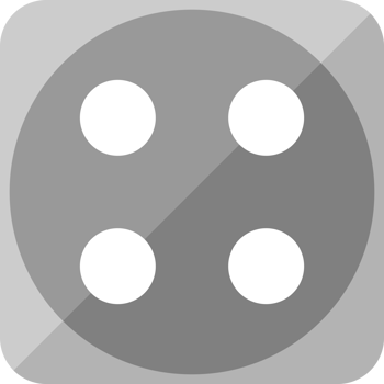 Face cube dot of game dice icon png